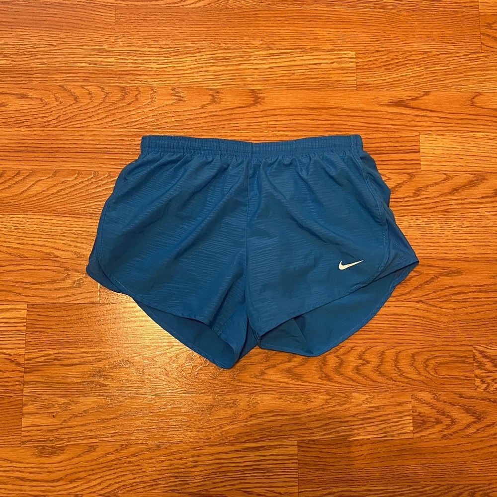 Blue Nike running shorts size xs